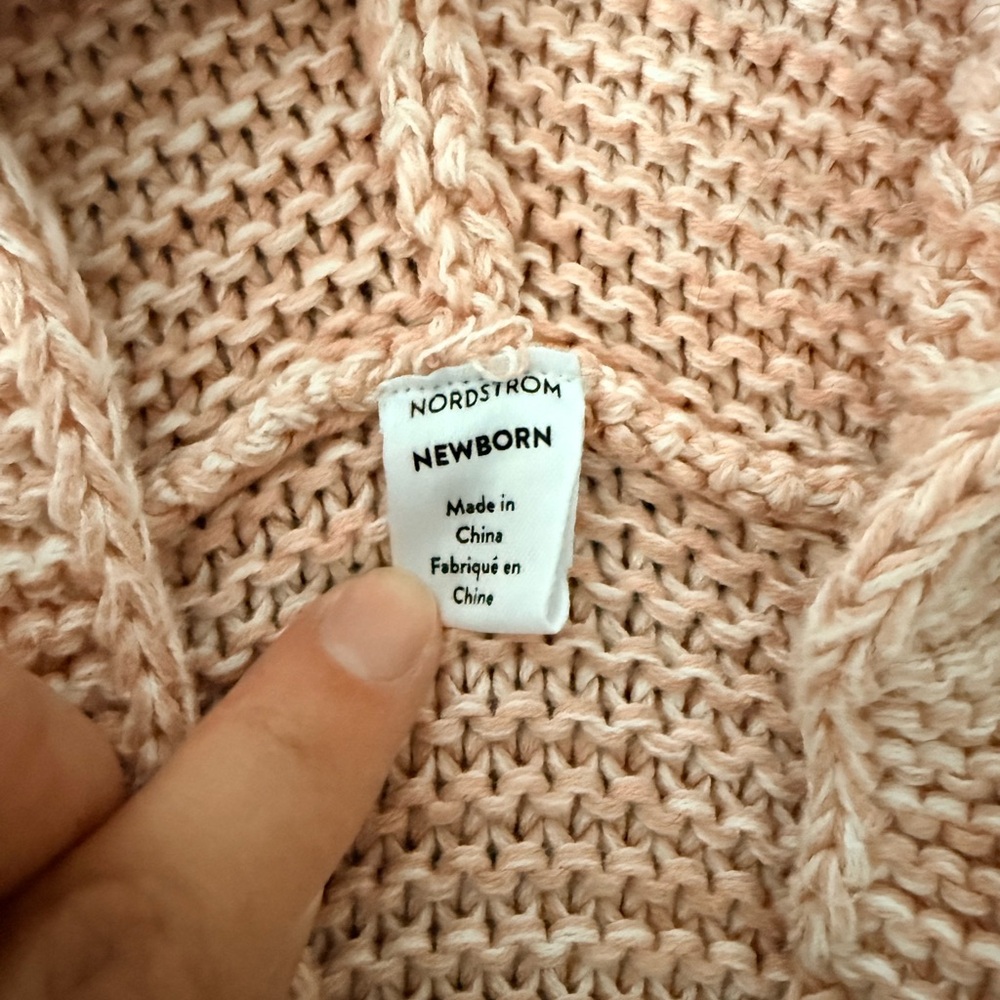 Nordstrom Organic Cotton Hooded Cardigan - Picture 4 of 5